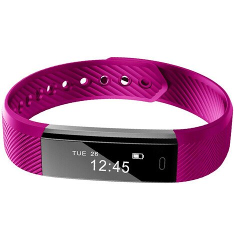 Bratara Fitness iUni ID115 Plus, Display OLED, Bluetooth, Pedometru, Monitorizare puls, Notificari,