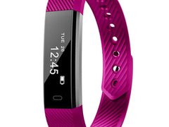 Bratara Fitness iUni ID115 Plus, Display OLED, Bluetooth, Pedometru, Monitorizare puls, Notificari